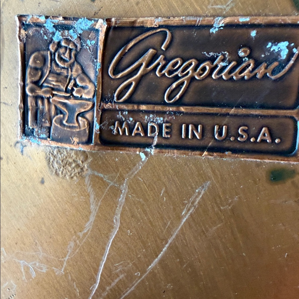 Large Gregorian Copper Tray - Picture 2 of 4